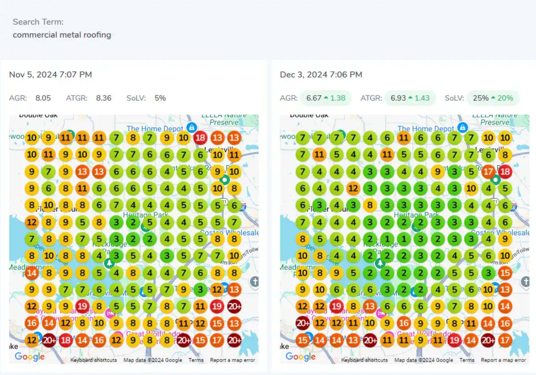 roofing contractor in Dallas-Fortworth are gets massive boost in Google Maps rankings