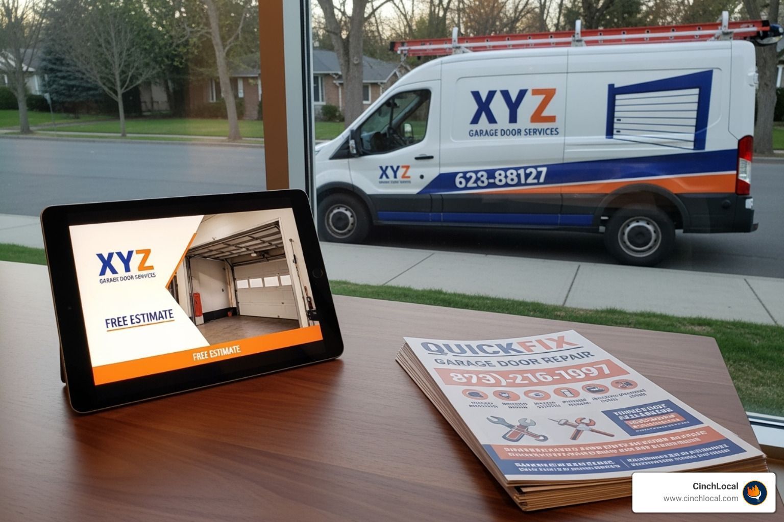 garage door advertising - garage door digital, print, and local advertising