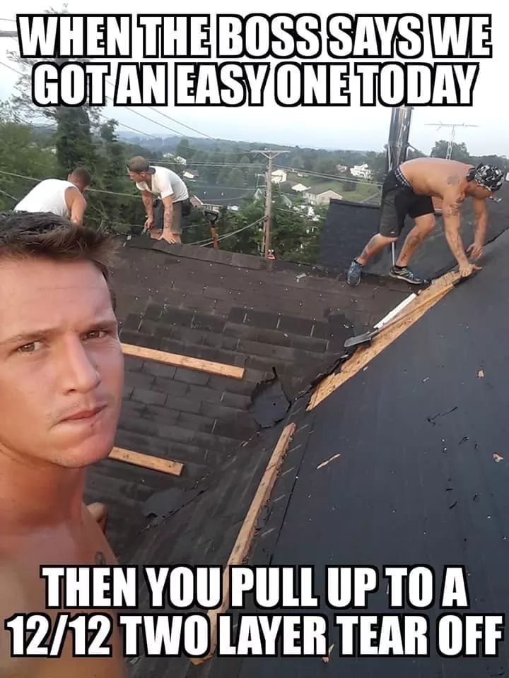 Top 50+ Funny Roofer Memes of All Time 😅 😂 🤣