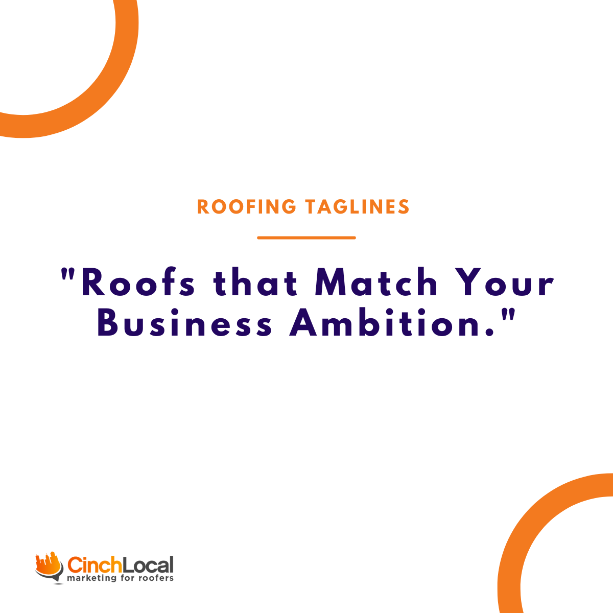 roofing company slogans