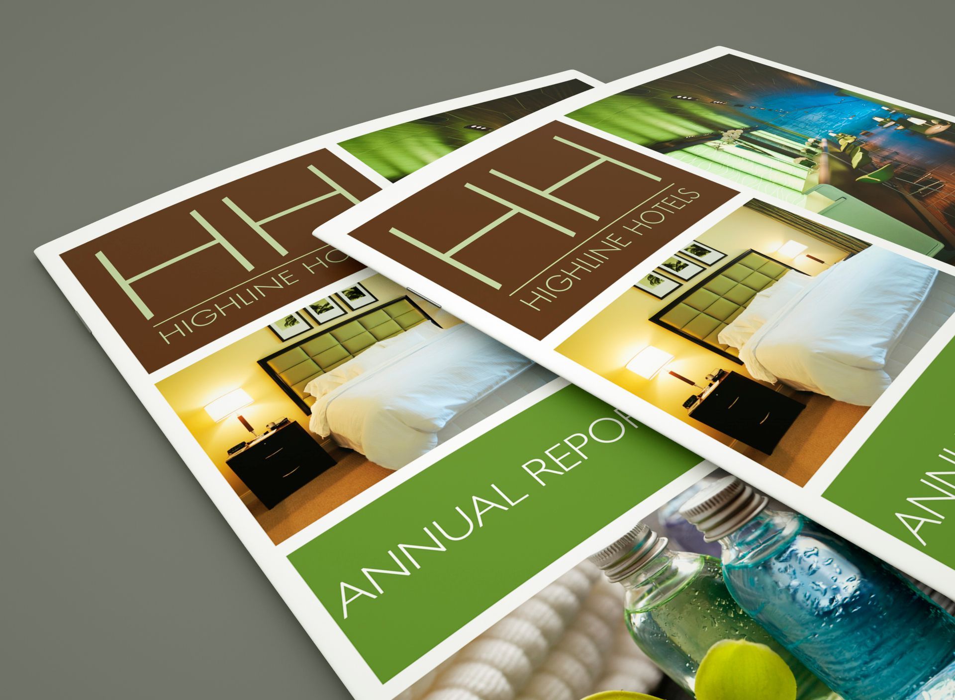 A brochure for a hotel called highland hotel