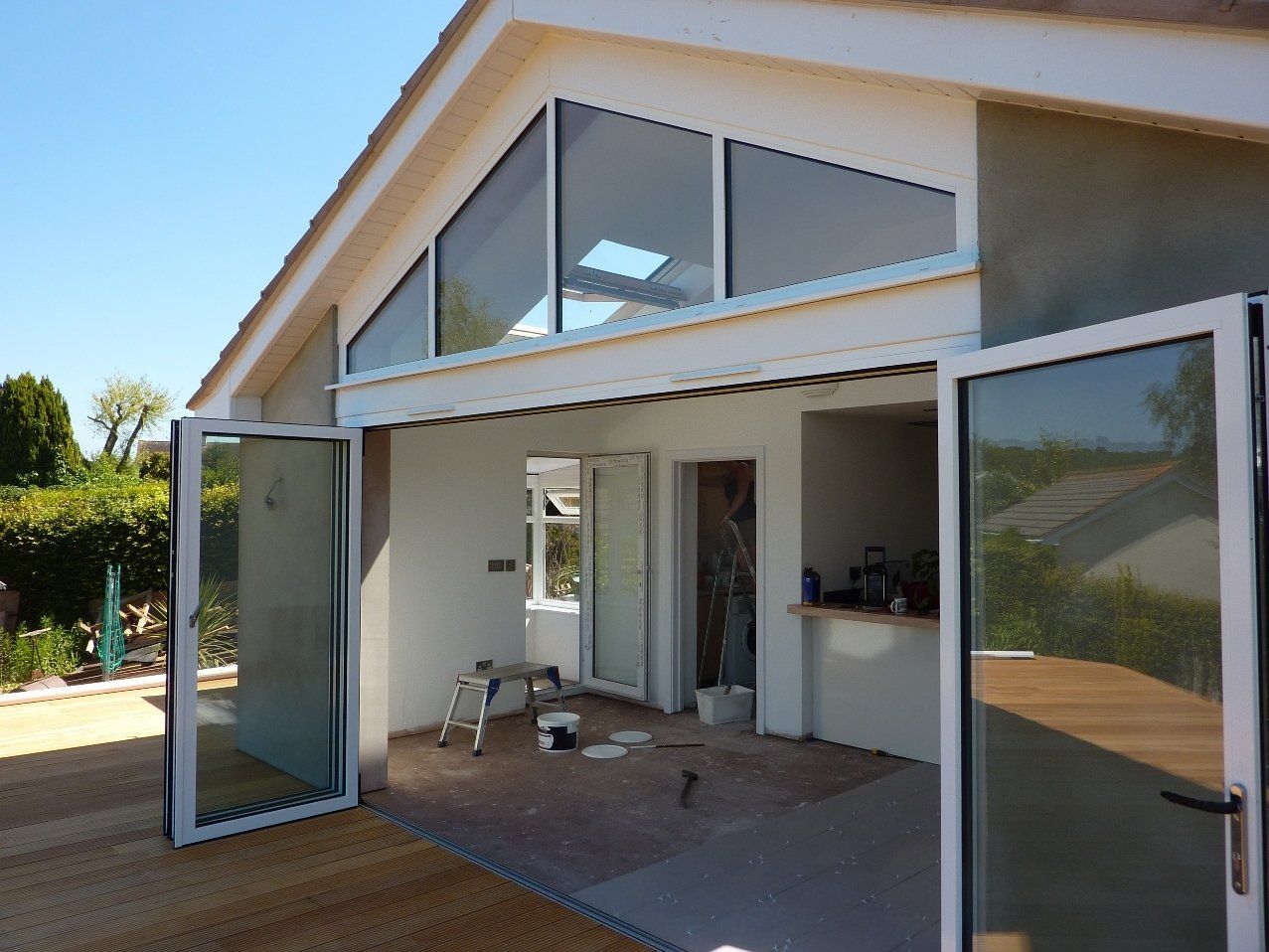 Aluminium folding doors East Devon