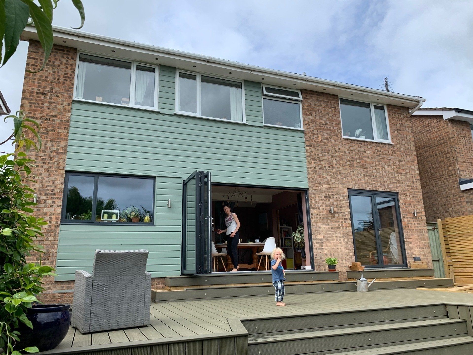 Aluminium bifolds Devon