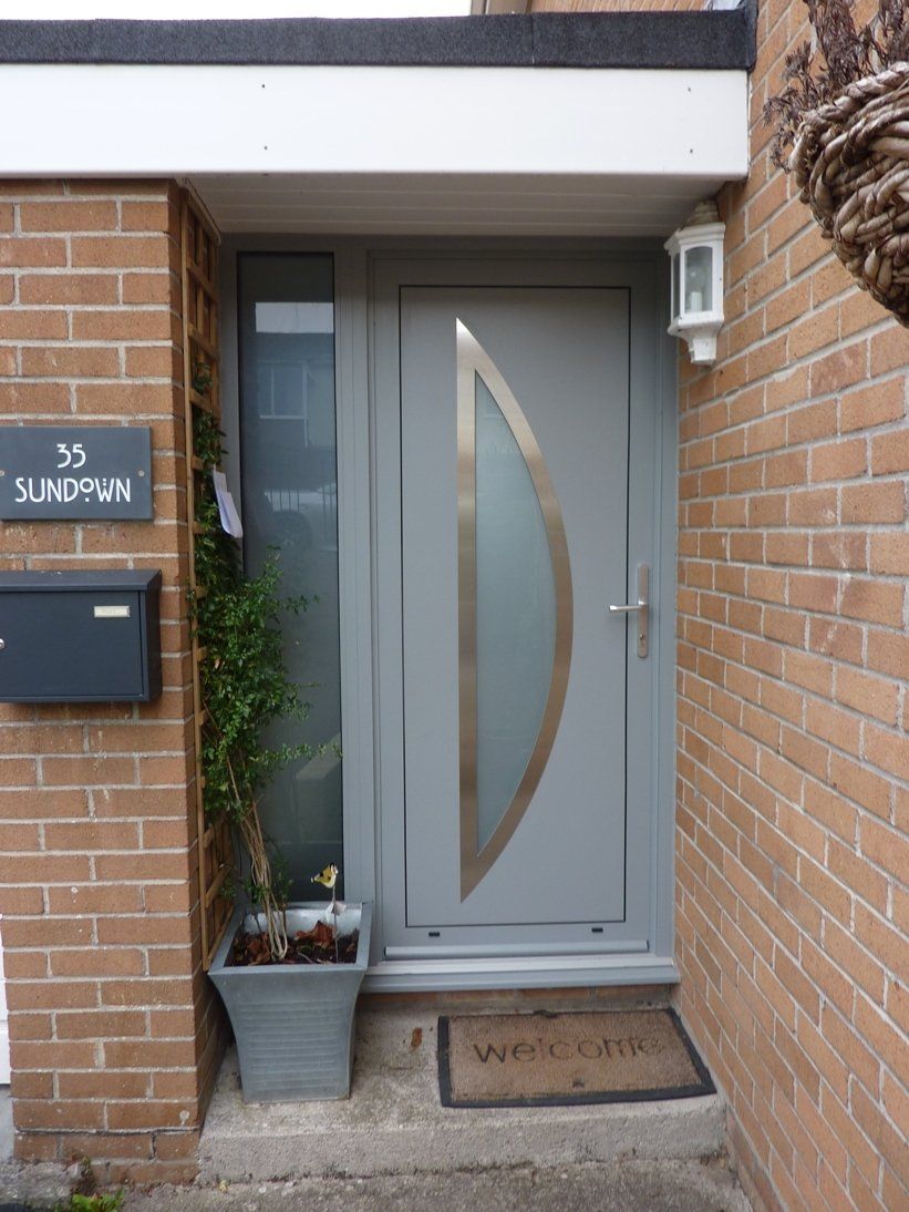 Aluminium front doors Plympton