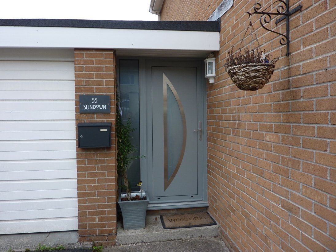 Aluminium front doors Devon