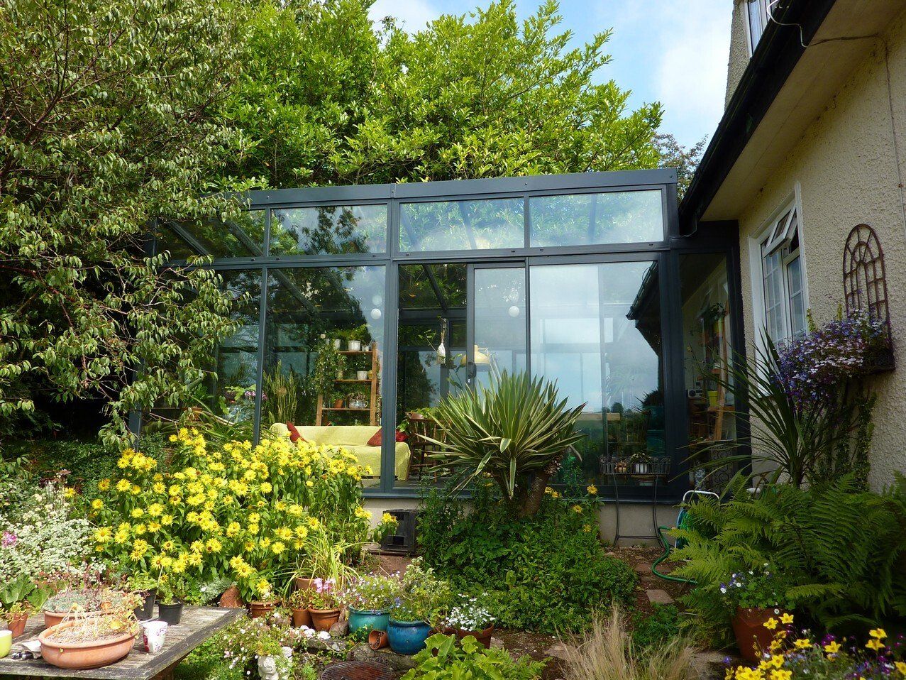 Aluminium conservatory South Devon