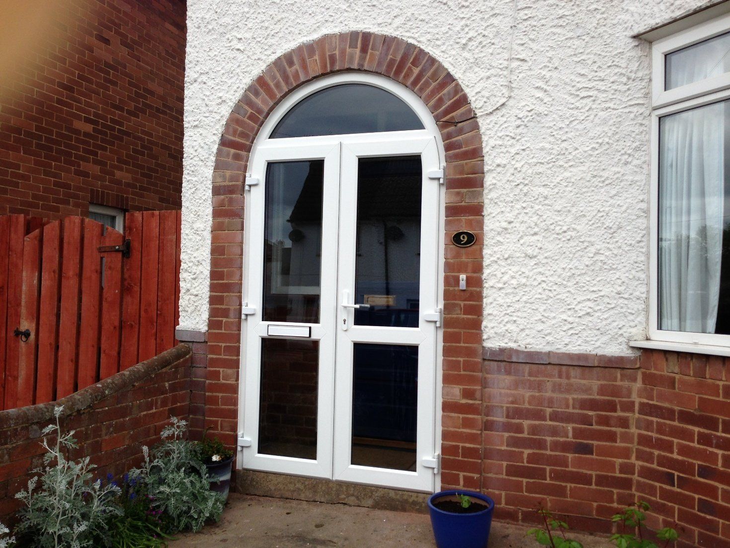 Arched PVC windows Exeter