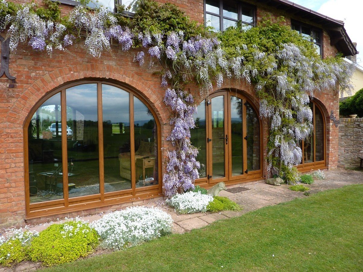Arched PVC windows Devon