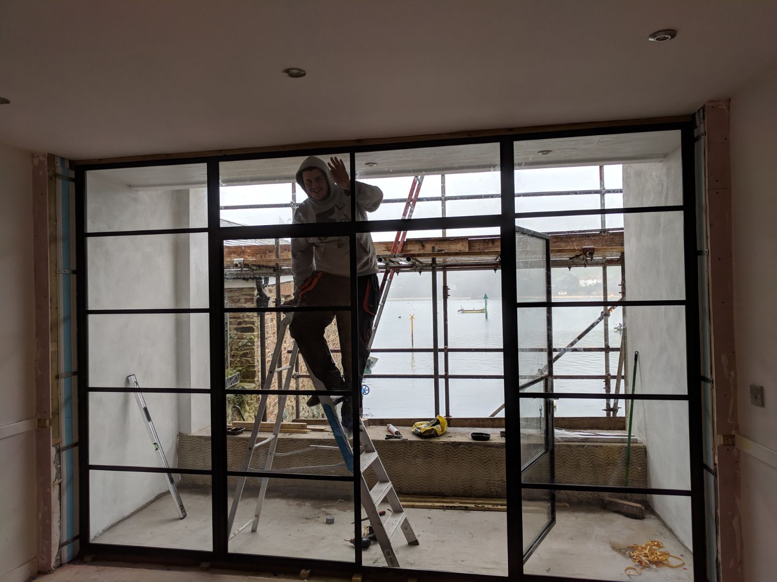Crittall style French doors