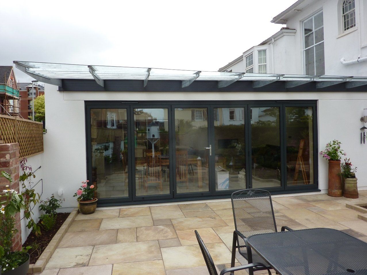 Anthracite Aluminium bifolds Exmouth