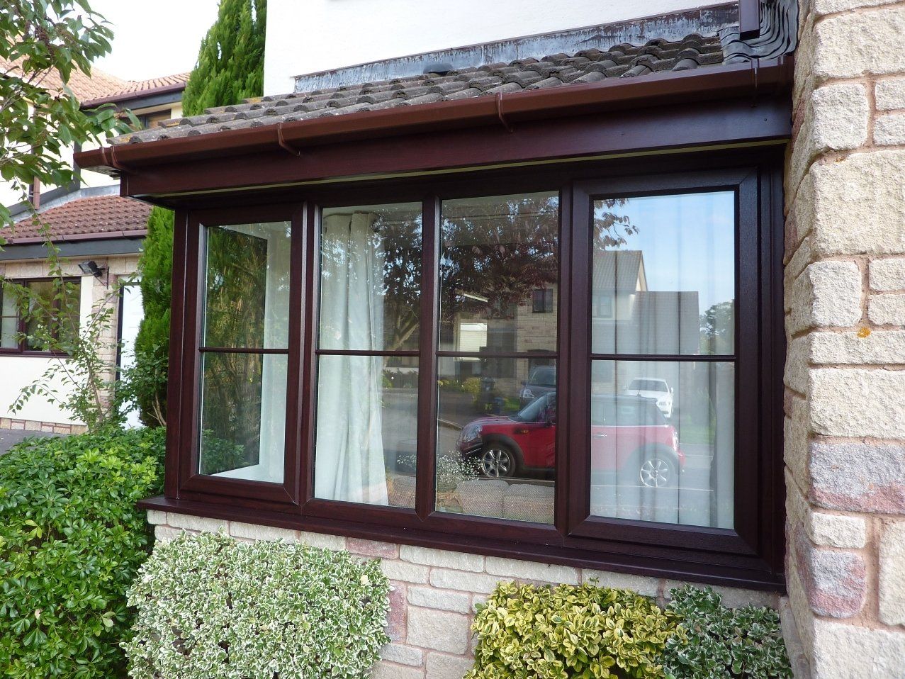 coloured PVC windows Devon