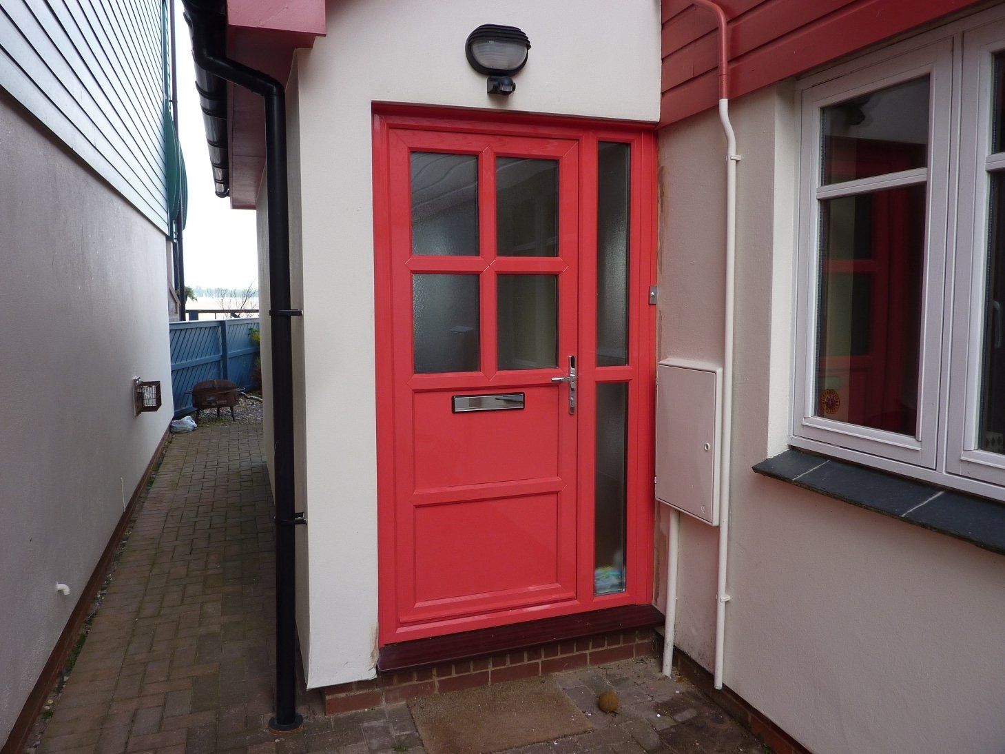Coloured PVC doors Devon