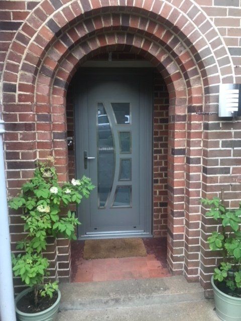 Aluminium panelled doors Exeter