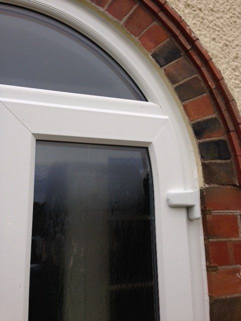 White PVC doors Devon