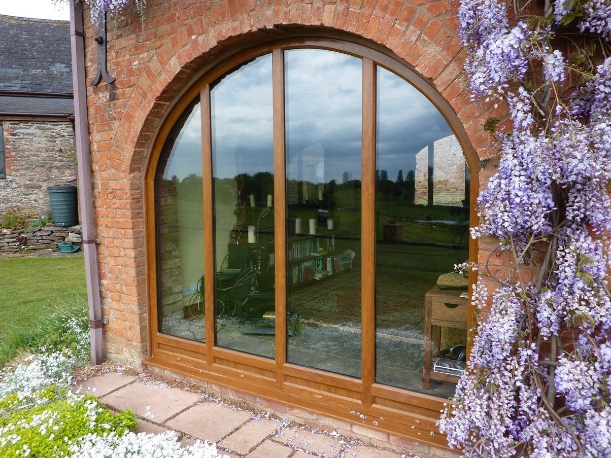 Arched uPVC windows Devon