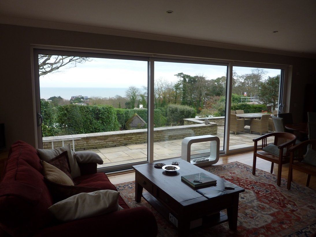 Large panel Aluminium patios Exeter