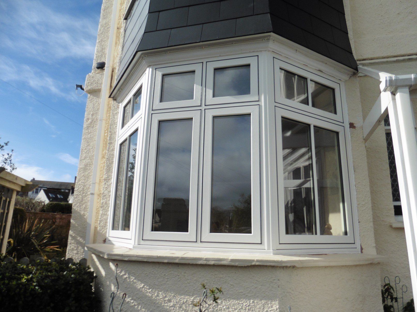 Flush sash PVC windows Devon