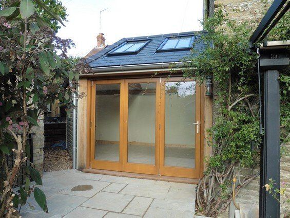 Wooden bifolds Devon