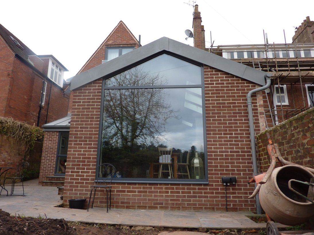 Slate grey Aluminium windows Exmouth