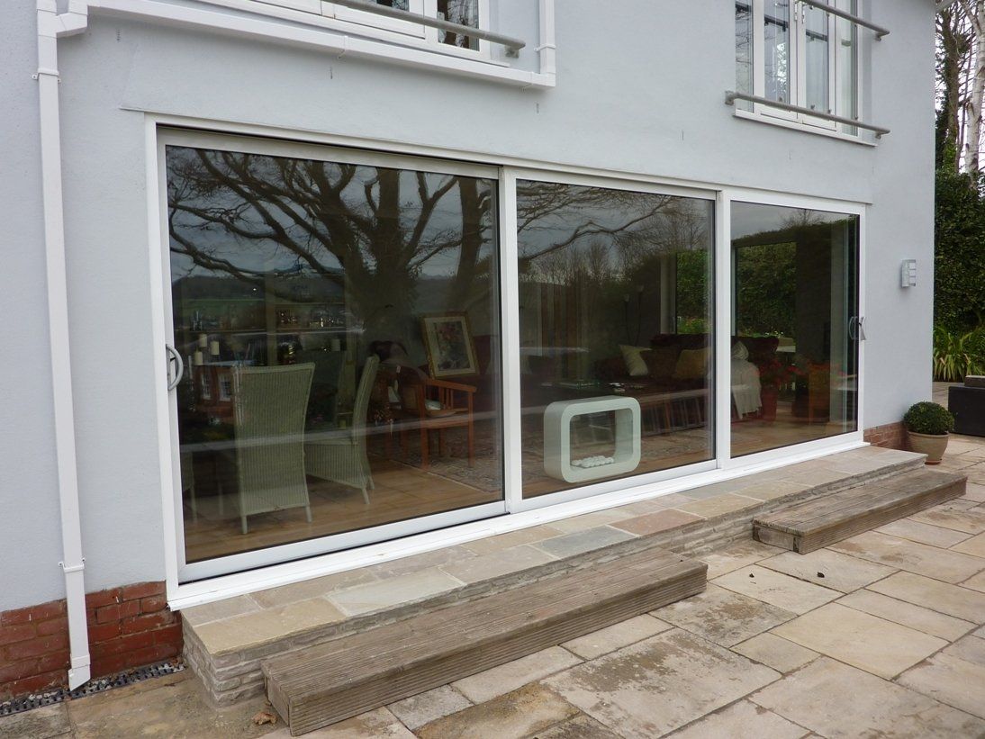 Triple track Aluminium patios Exeter