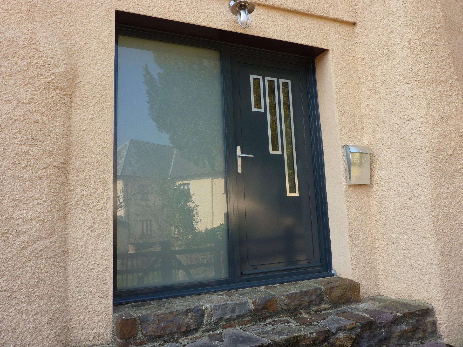 Aluminium modern doors Devon