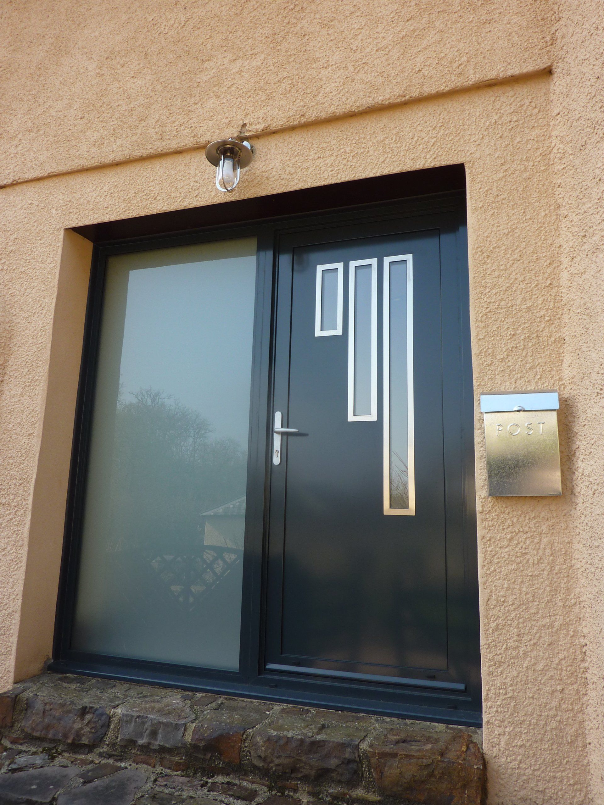 Aluminium modern door installers Devon