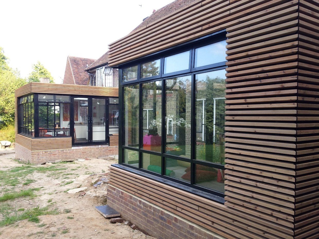 Contemporary Aluminium glazing Devon