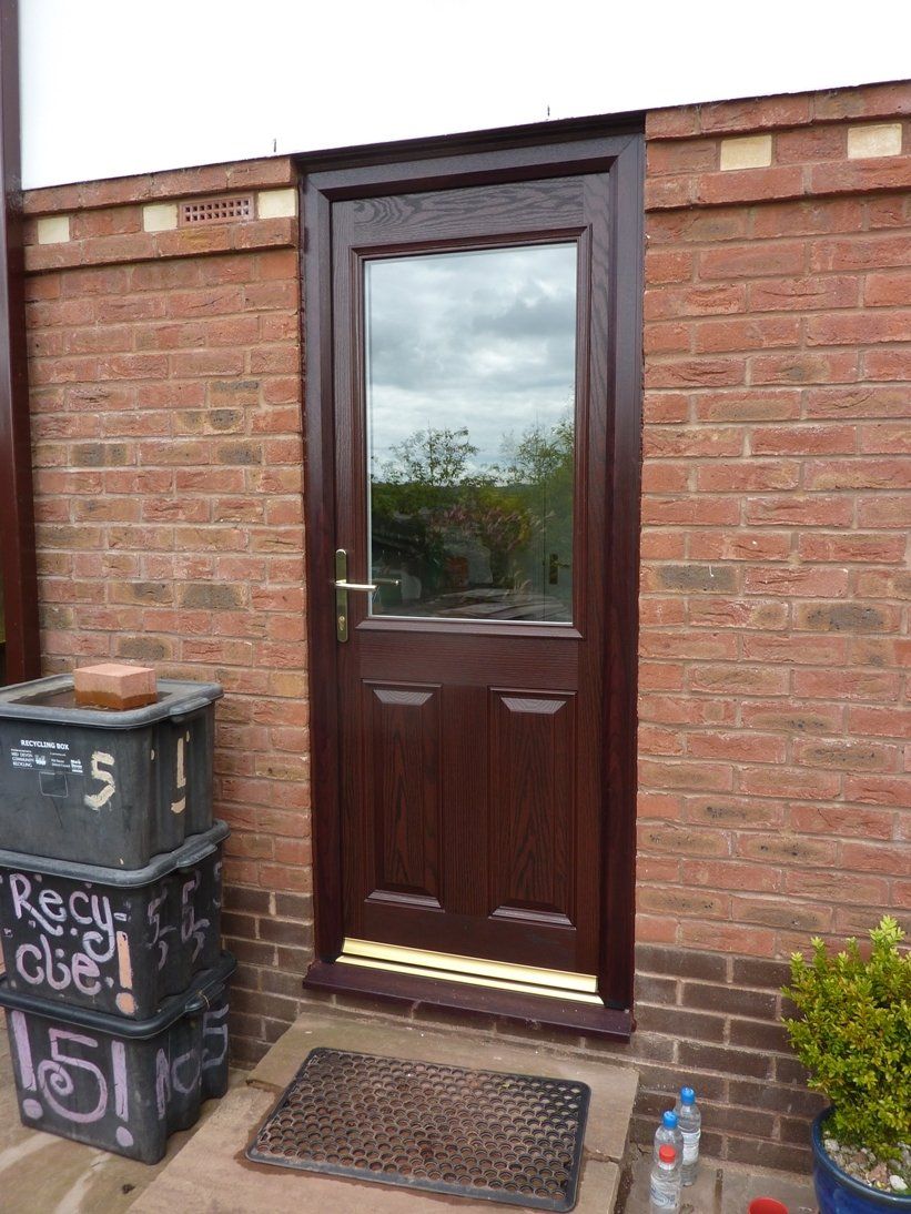 Crediton Rosewood composite doors