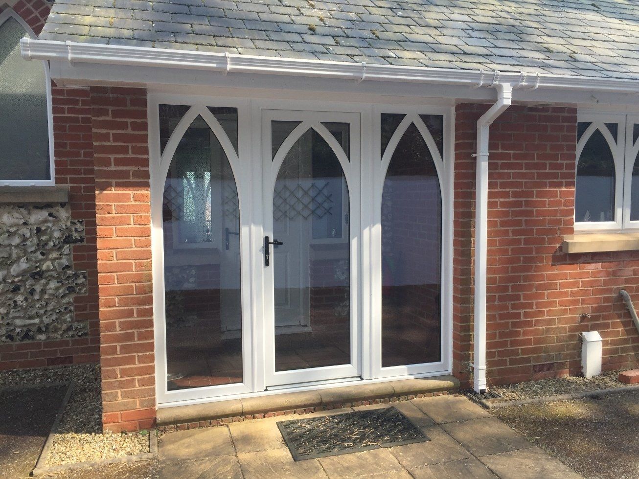 Shaped PVC windows Devon