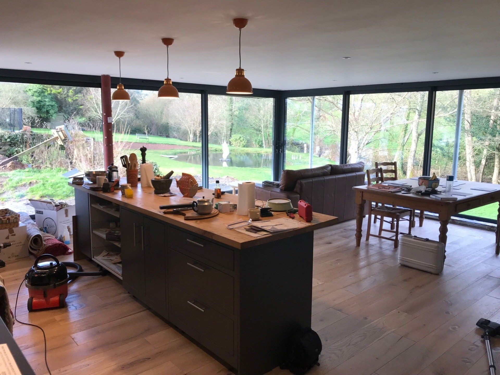 Aluminium lift and slide doors Salcombe