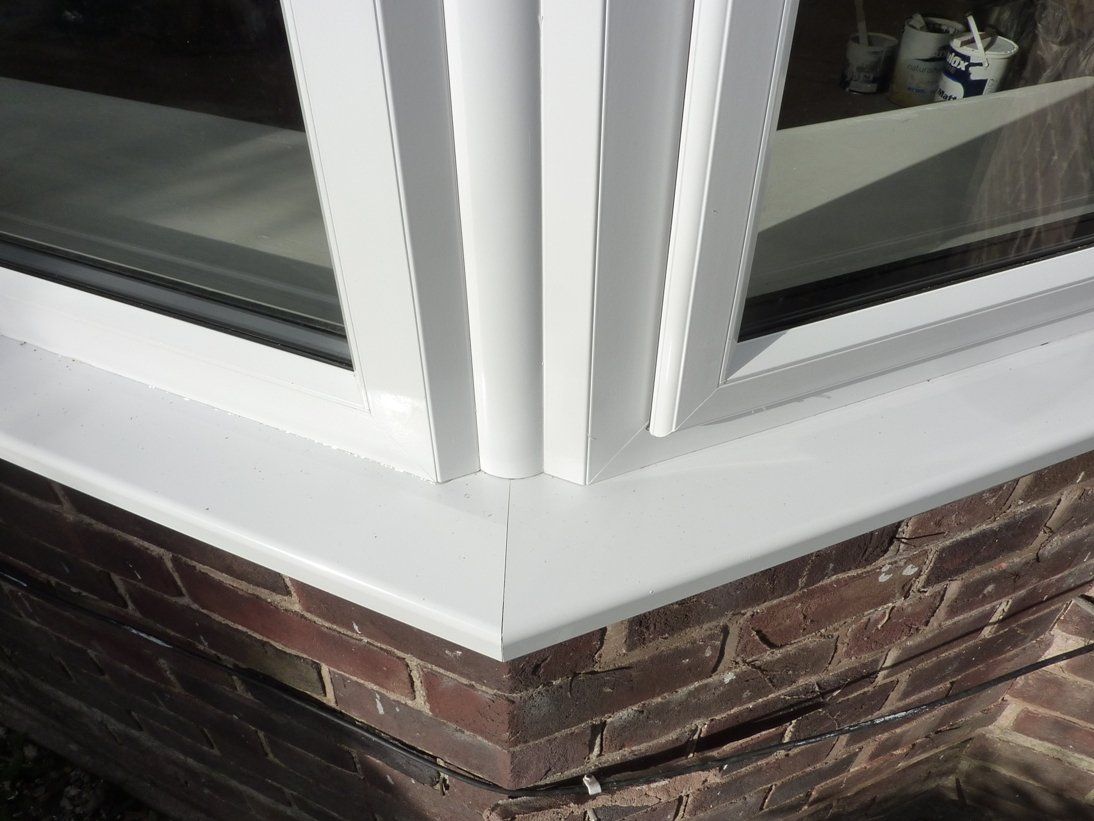 White Aluminium windows Exmouth