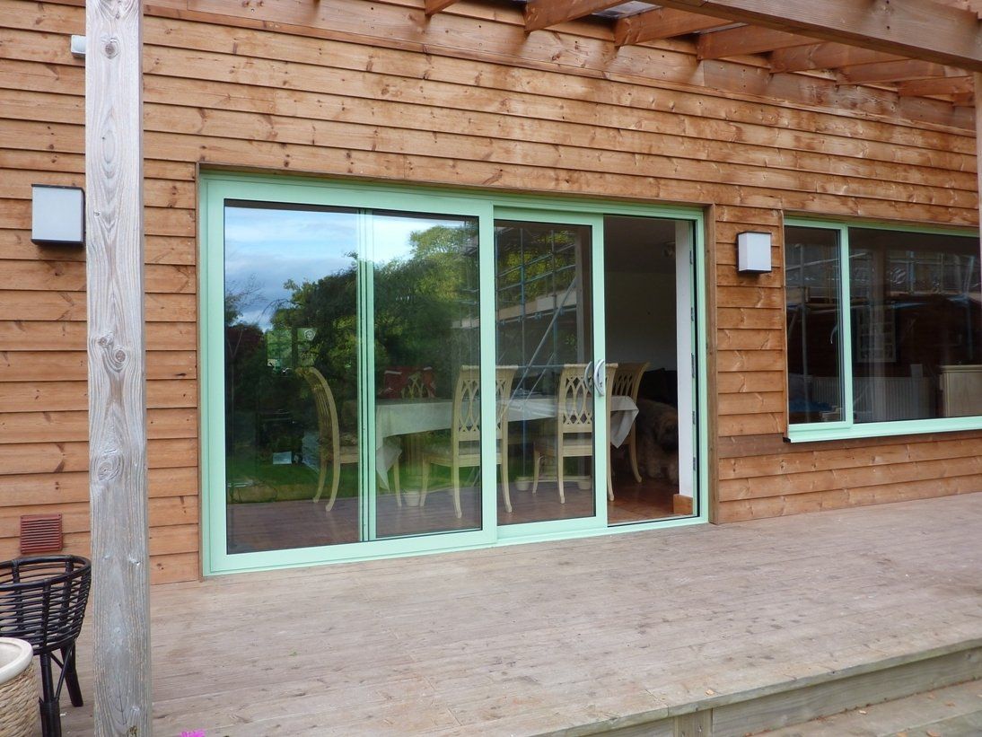 Slim Aluminium doors Devon