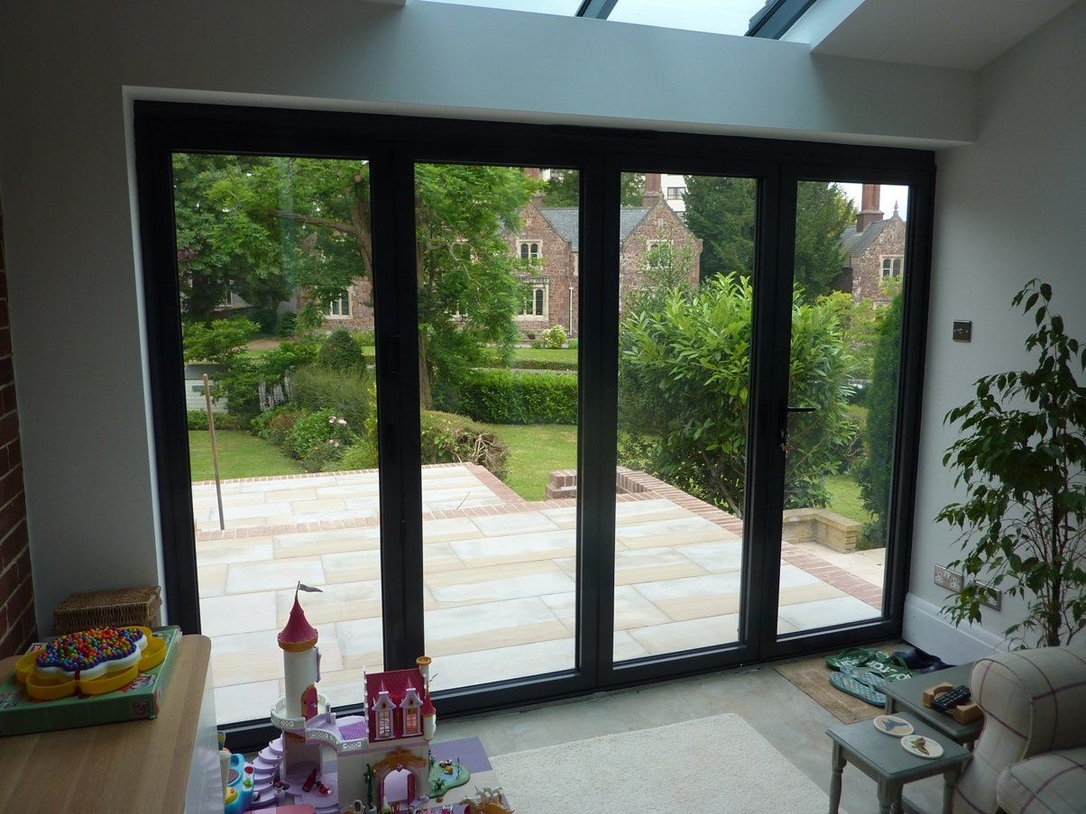 Anthracite Aluminium bifolds Devon