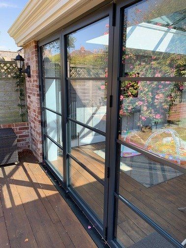 Crittall type bifolds Exmouth