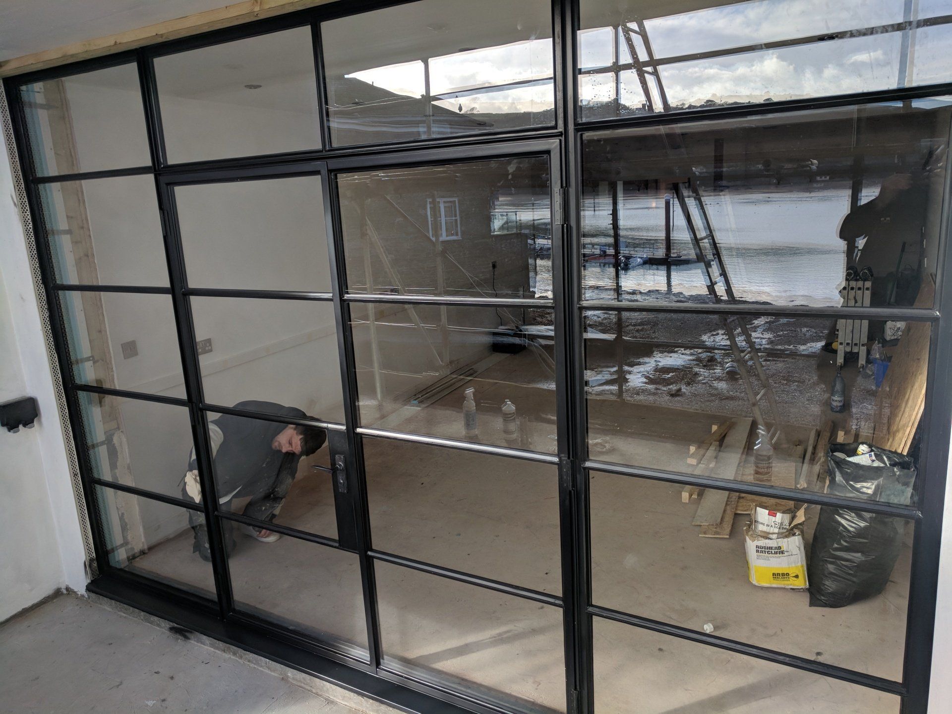 Crittall style entrance doors