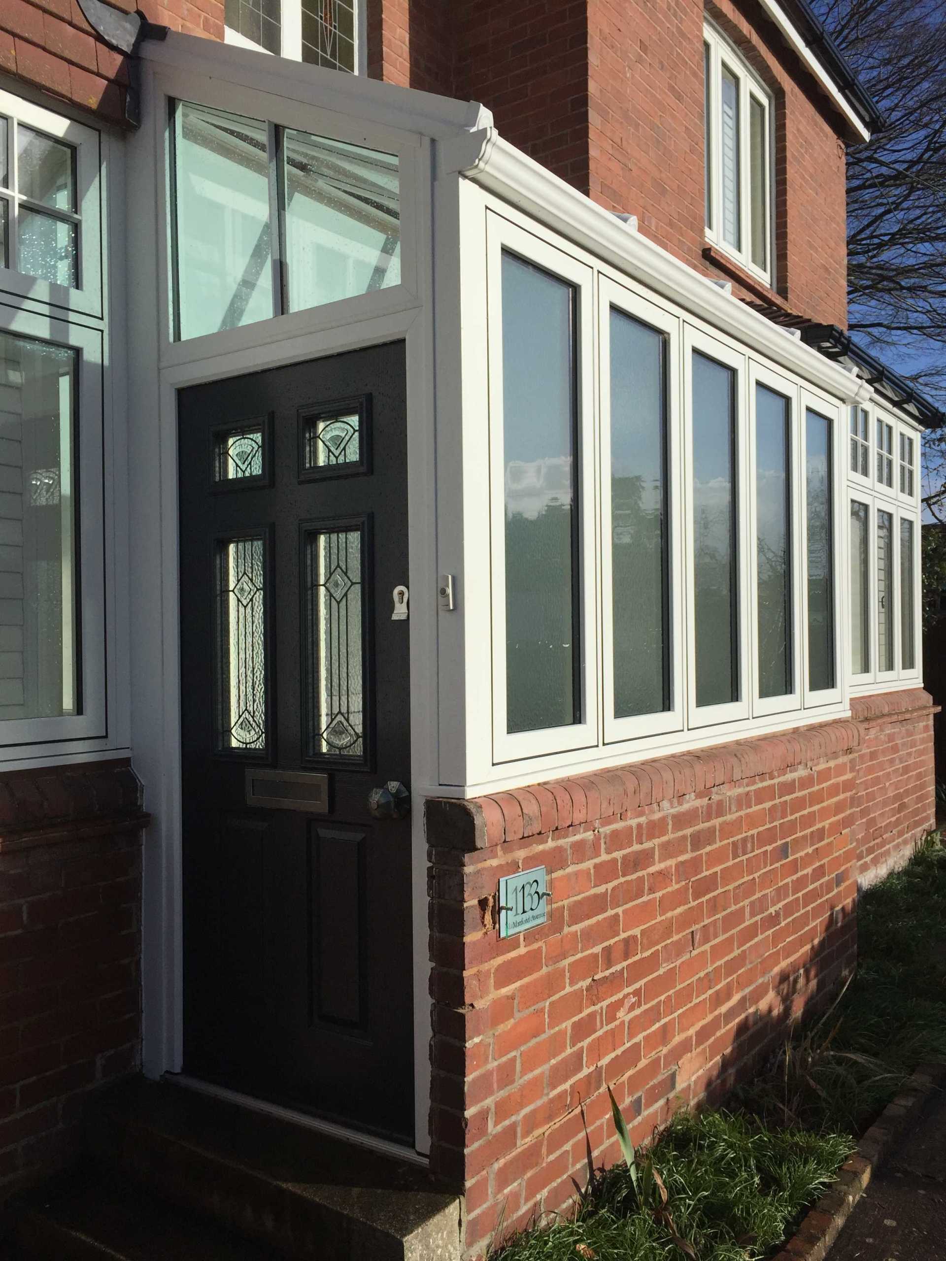 timber style PVC windows Devon