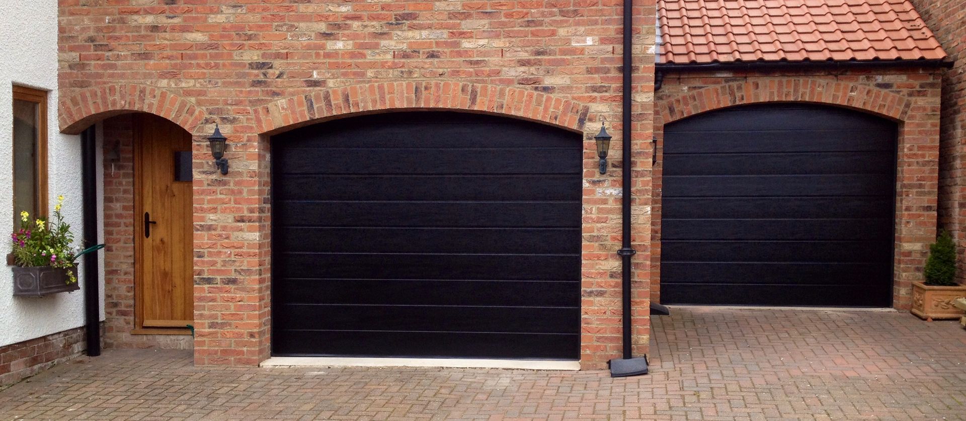 Black garage doors Exeter