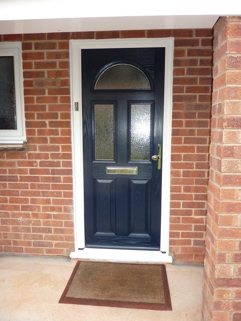 Blue composite front doors Exeter
