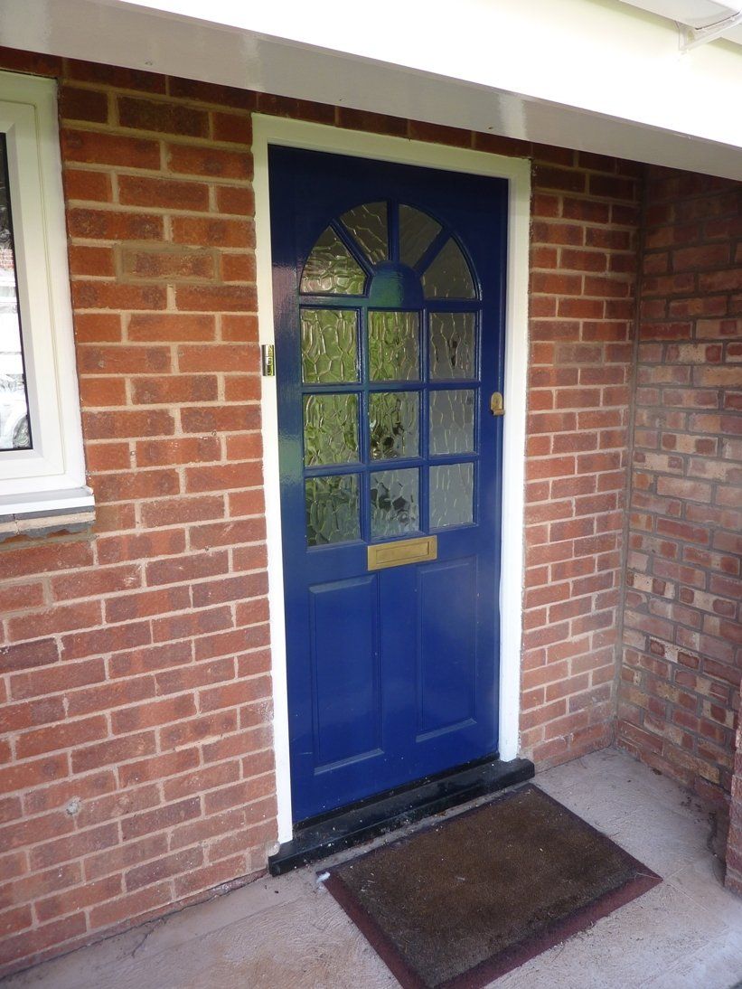 Blue composite doors Exeter