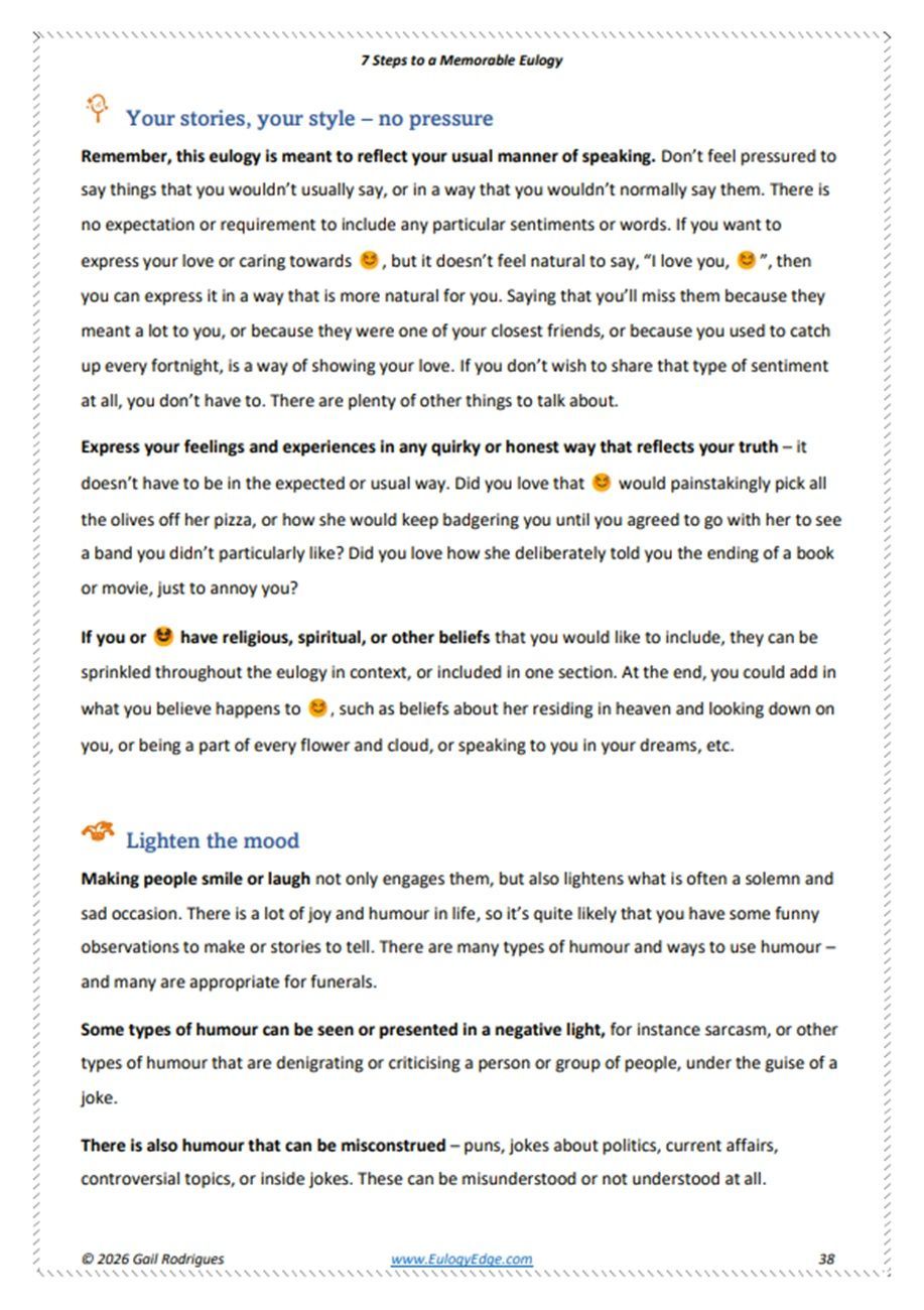 eulogy-guidebook-sample-page