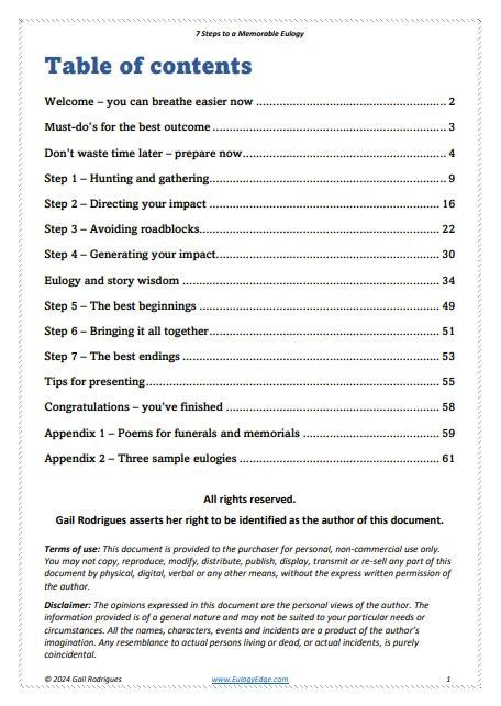 Table-of-contents-page-from-eulogy-guidebook-eulogy-edge