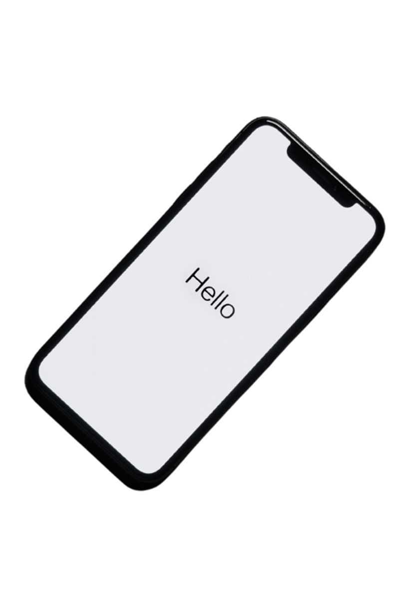 Mobile-phone-with-hello-written-on-it