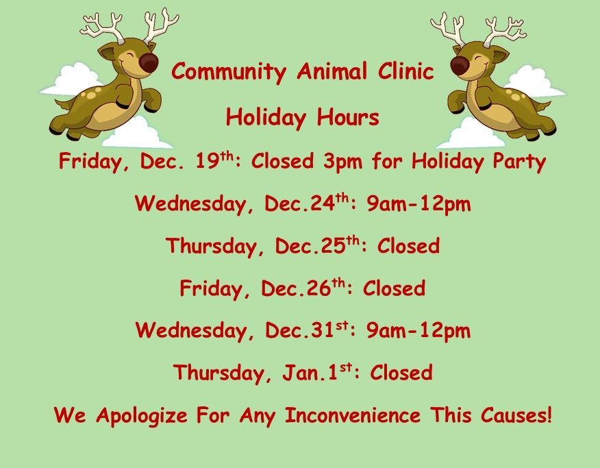 holiday hours