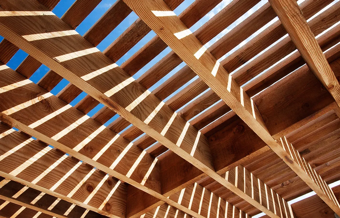 Wooden Beam Outdoor Structure — CAW Services in Badagarang, NSW