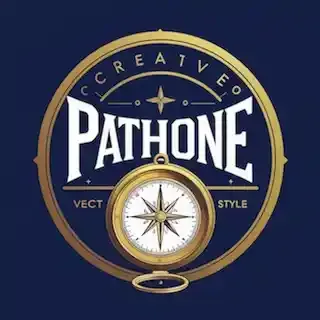 PathOne Creative logo showing a compass