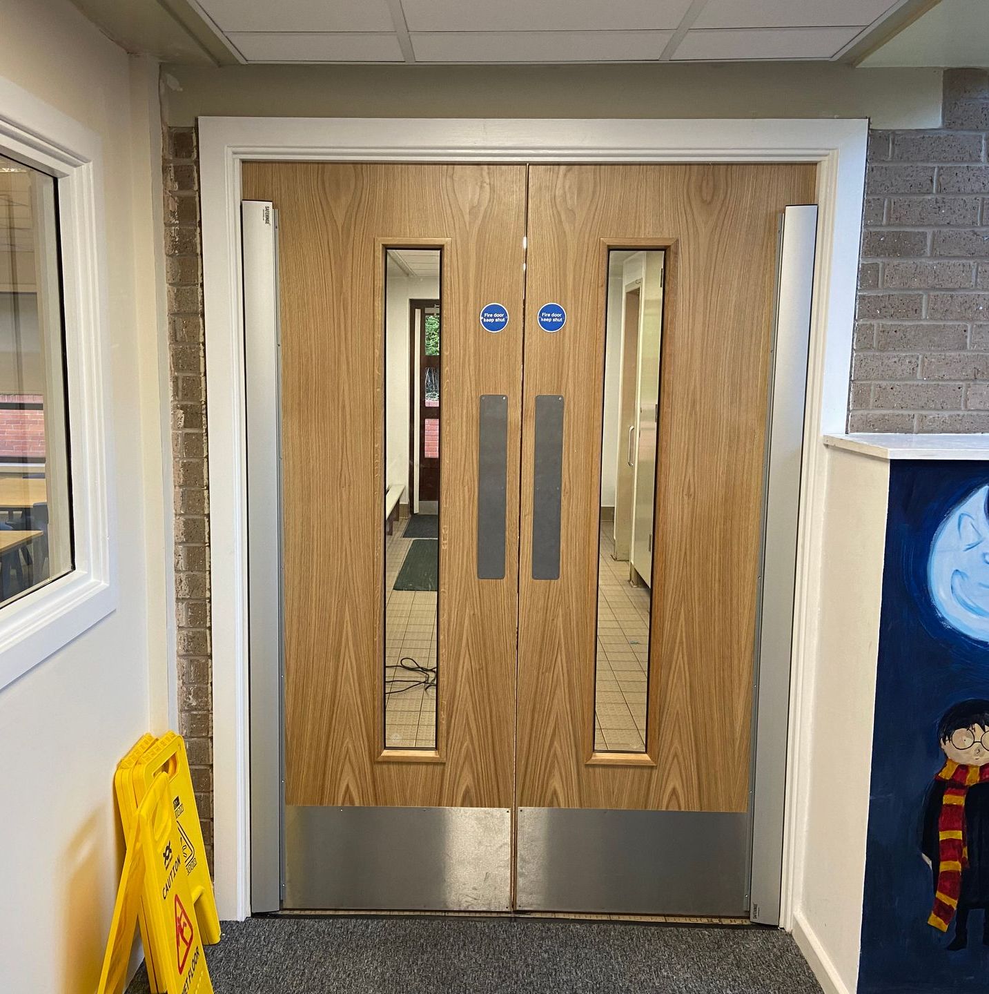 Double Fire Door Installation