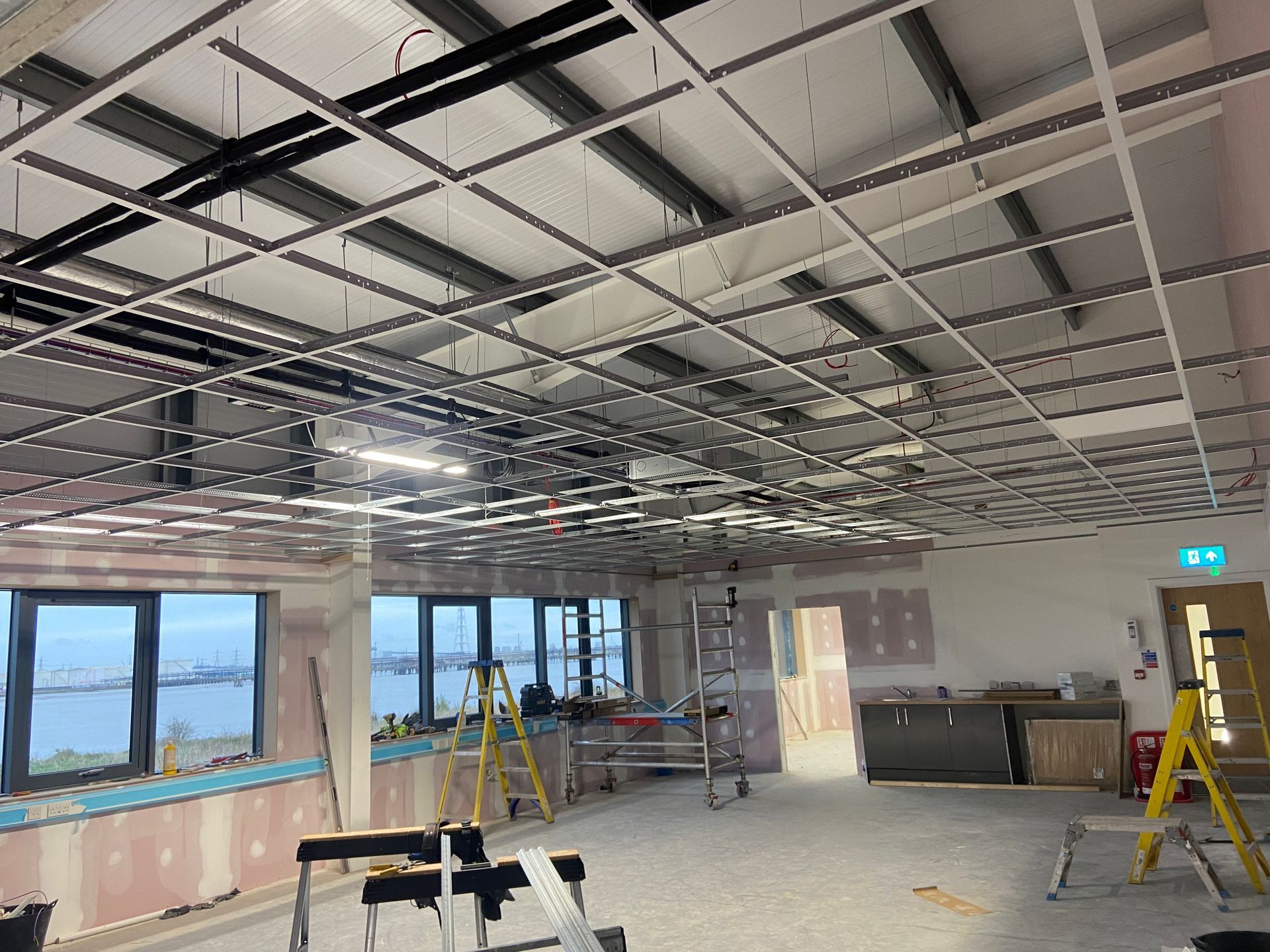 Ceiling Grid Replacement at PBB 