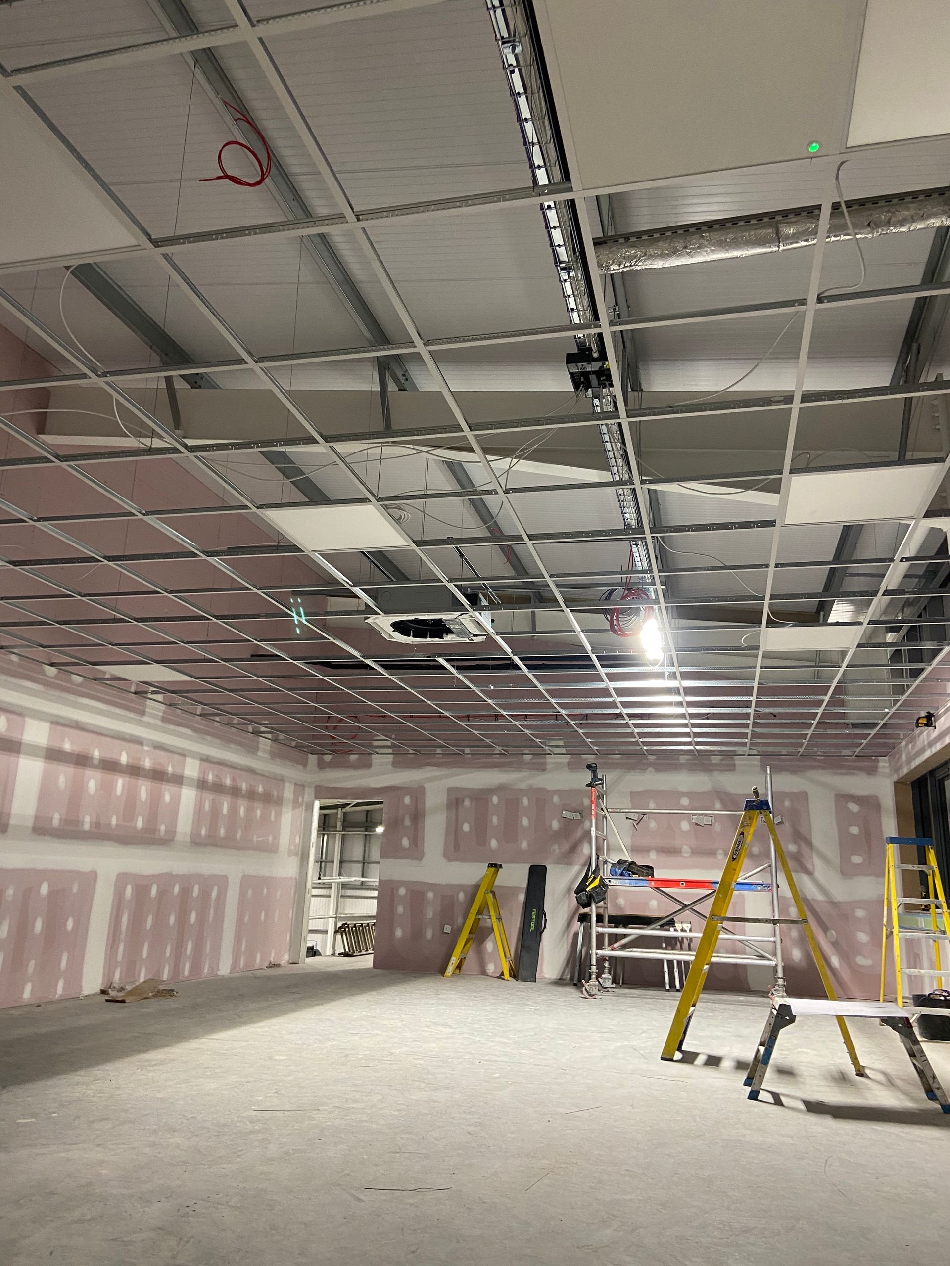 Ceiling Grid replacement at PBB 