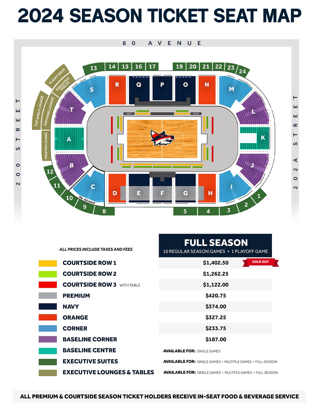 2024 Season Tickets Vancouver Bandits Basketball