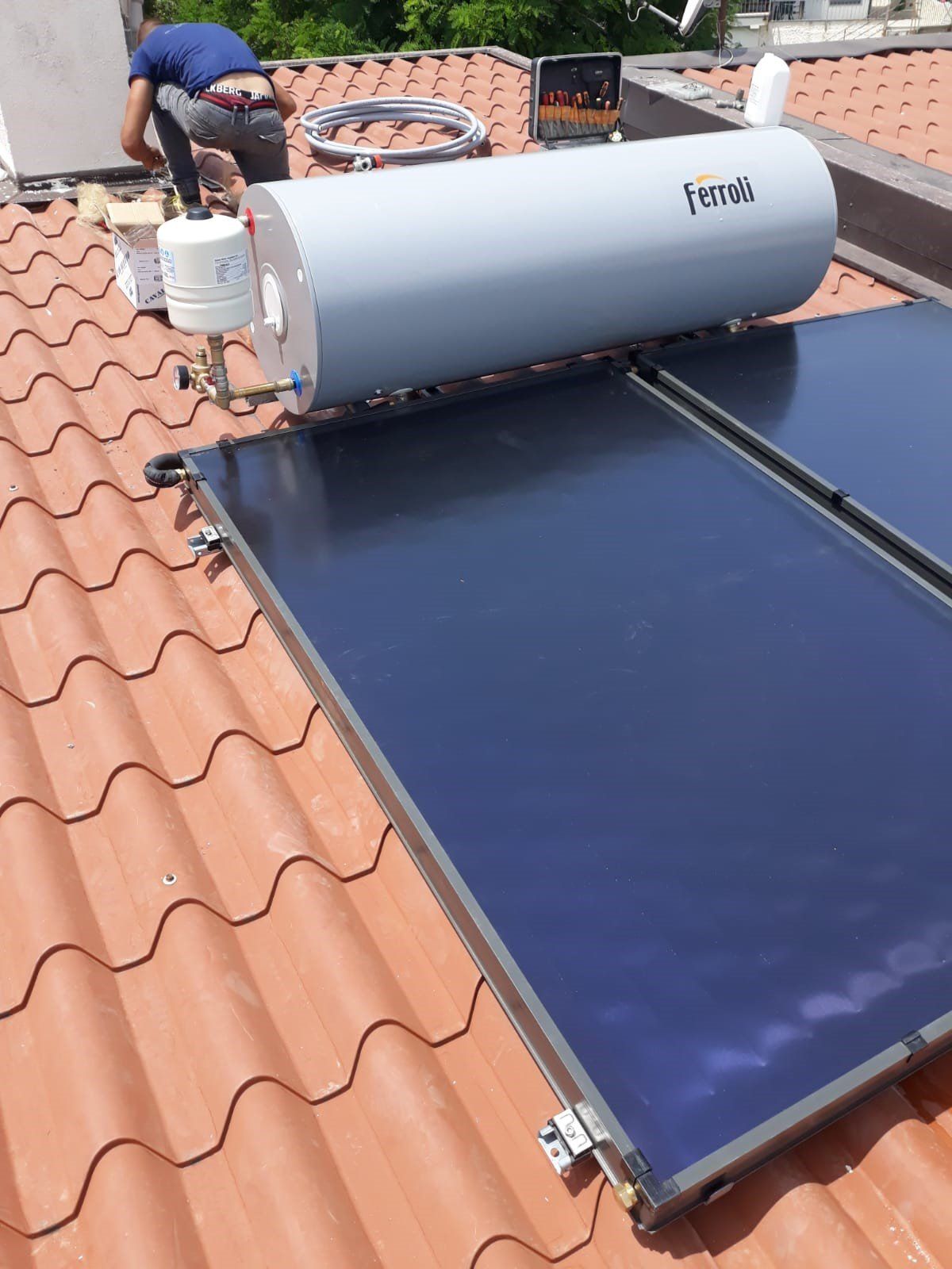 Kit pannello solare termico Ferroli